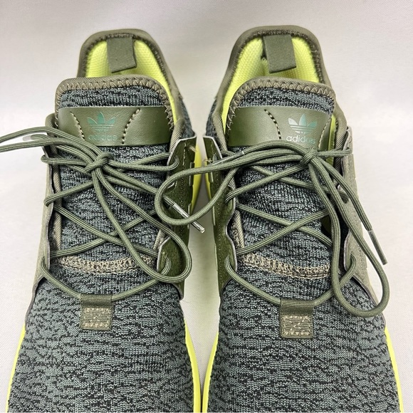 Adidas Originals X PLR Olive Green Lime Men’s Sneakers Running Shoes Size 10.5 - Picture 3 of 10